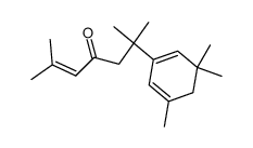 1,1,5-Trimethyl-3-(1,1,5-trimethyl-3-oxo-hex-4-enyl)-cyclohexa-1,3-dien Structure