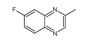 7-fluoro-2-methylquinoxaline Structure