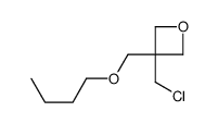 3-(butoxymethyl)-3-(chloromethyl)oxetane结构式