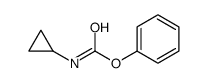 phenyl N-cyclopropylcarbamate结构式