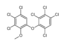 1,2,3,5-tetrachloro-4-(3,4,5-trichloro-2-methoxyphenoxy)benzene Structure