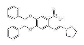 1-(4,5-BIS(BENZYLOXY)-2-NITROSTYRYL)PYRROLIDINE图片