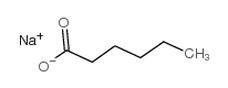 N-CAPROIC ACID SODIUM SALT Structure