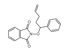 N 2-((1-phenylpent-4-en-1-yl)oxy)phthalimide Structure