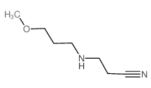 3-[(3-Methoxypropyl)amino]propanenitrile Structure