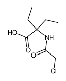 Butanoic acid,2-[(chloroacetyl)amino]-2-ethyl- (9CI)结构式