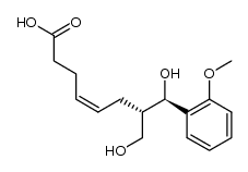 4(Z)-erythro-8-hydroxy-7-hydroxymethyl-8-o-methoxyphenyl-4-octenoic acid Structure