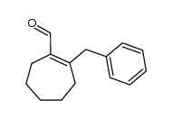 1-formyl-2-benzylcyclohept-1-ene结构式