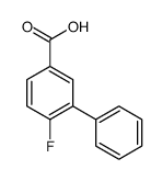 4-fluoro-3-phenylbenzoic acid结构式