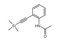 2-[2-(1,1,1-trimethylsilyl)-1-ethynyl] acetanilide Structure