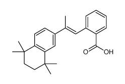 2-[(E)-2-(5,5,8,8-Tetramethyl-5,6,7,8-tetrahydronaphthalen-2-yl)-1-propenyl]benzoic acid structure