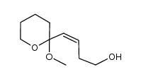 (Z)-4-(2-methoxytetrahydropyran-2-yl)but-3-en-1-ol Structure