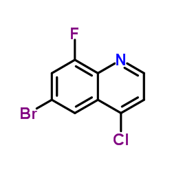 6-Bromo-4-chloro-8-fluoroquinoline picture