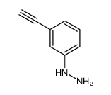 (3-ethynylphenyl)hydrazine Structure