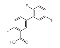 5-(2,5-difluorophenyl)-2-fluorobenzoic acid Structure