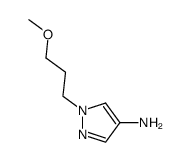 1-(3-methoxypropyl)-1H-pyrazol-4-amine structure