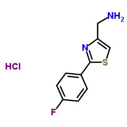 1-[2-(4-Fluorophenyl)-1,3-thiazol-4-yl]methanamine hydrochloride (1:1) picture