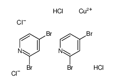 copper,2,4-dibromopyridine,hydron,tetrachloride结构式