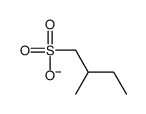 2-methylbutane-1-sulfonate结构式