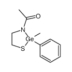 1-(2-methyl-2-phenyl-1,3,2-thiazagermolidin-3-yl)ethanone Structure