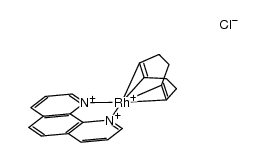 cis,cis-1,5-cyclooctadiene 1,10-phenanthroline rhodium(I) chloride结构式