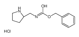 R-2-(CBZ-AMINOMETHYL)PYRROLIDINE-HCl Structure