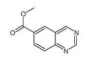 甲基喹唑啉-6-甲酸基酯结构式