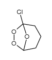 1-Chlor-6,7,8-trioxabicyclo[3.2.1]octan结构式