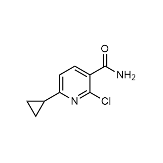 2-Chloro-6-cyclopropylnicotinamide Structure