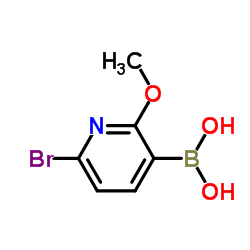 6-Bromo-2-Methoxypyridine-3-boronic acid Structure