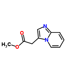 2-(咪唑并[1,2-a]吡啶-3-基)乙酸甲酯结构式