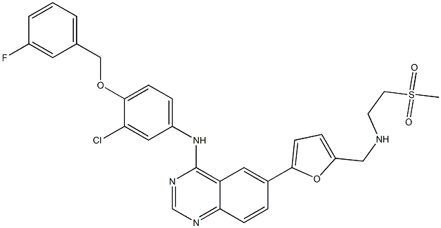 [13C2,15N]-拉帕替尼结构式