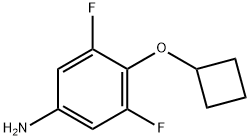 4-Cyclobutoxy-3,5-difluorobenzenamine Structure