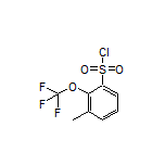 3-Methyl-2-(trifluoromethoxy)-1-benzenesulfonyl Chloride Structure