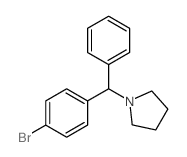 1-((4-Bromophenyl)(phenyl)methyl)pyrrolidine picture