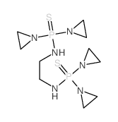 Phosphinothioic amide,N,N'-1,2-ethanediylbis[P,P-bis(1-aziridinyl)- (9CI) structure