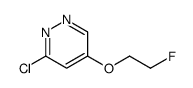 3-chloro-5-(2-fluoroethoxy)pyridazine structure