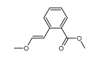 (E)-1-methoxy-2-(2-methoxycarbonylphenyl)ethene Structure