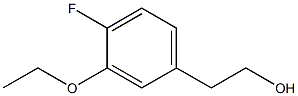 2-(3-ethoxy-4-fluorophenyl)ethanol Structure