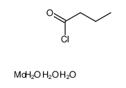 butyryl chloride, compound with molybdenum (VI)-oxide结构式