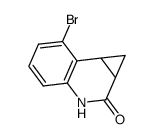 7-bromo-3,7b-dihydro-1H-cyclopropa[c]quinolin-2(1aH)-one结构式