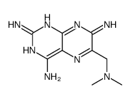 6-[(dimethylamino)methyl]pteridine-2,4,7-triamine结构式