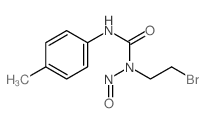 Urea,N-(2-bromoethyl)-N'-(4-methylphenyl)-N-nitroso-结构式