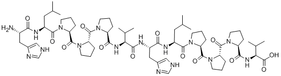 H-His-Leu-Pro-Pro-Pro-Val-His-Leu-Pro-Pro-Pro-Val-OH图片