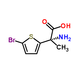 3-(5-Bromo-2-thienyl)alanine Structure