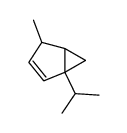 4-methyl-1-(1-methylethyl)bicyclo[3.1.0]hex-2-ene结构式