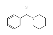 Methanethione,phenyl-1-piperidinyl- Structure