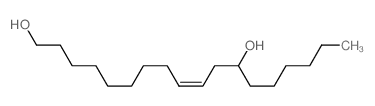 9-Octadecene-1,12-diol structure