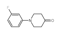 1-(3-Fluoro-phenyl)-piperidin-4-one Structure