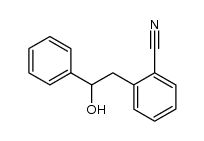 2-(2-hydroxy-2-phenylethyl)benzonitrile结构式